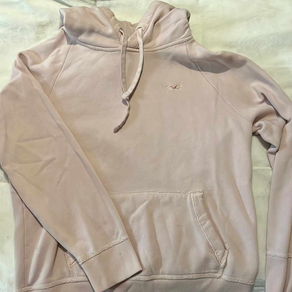 Light pink Hollister hoodie